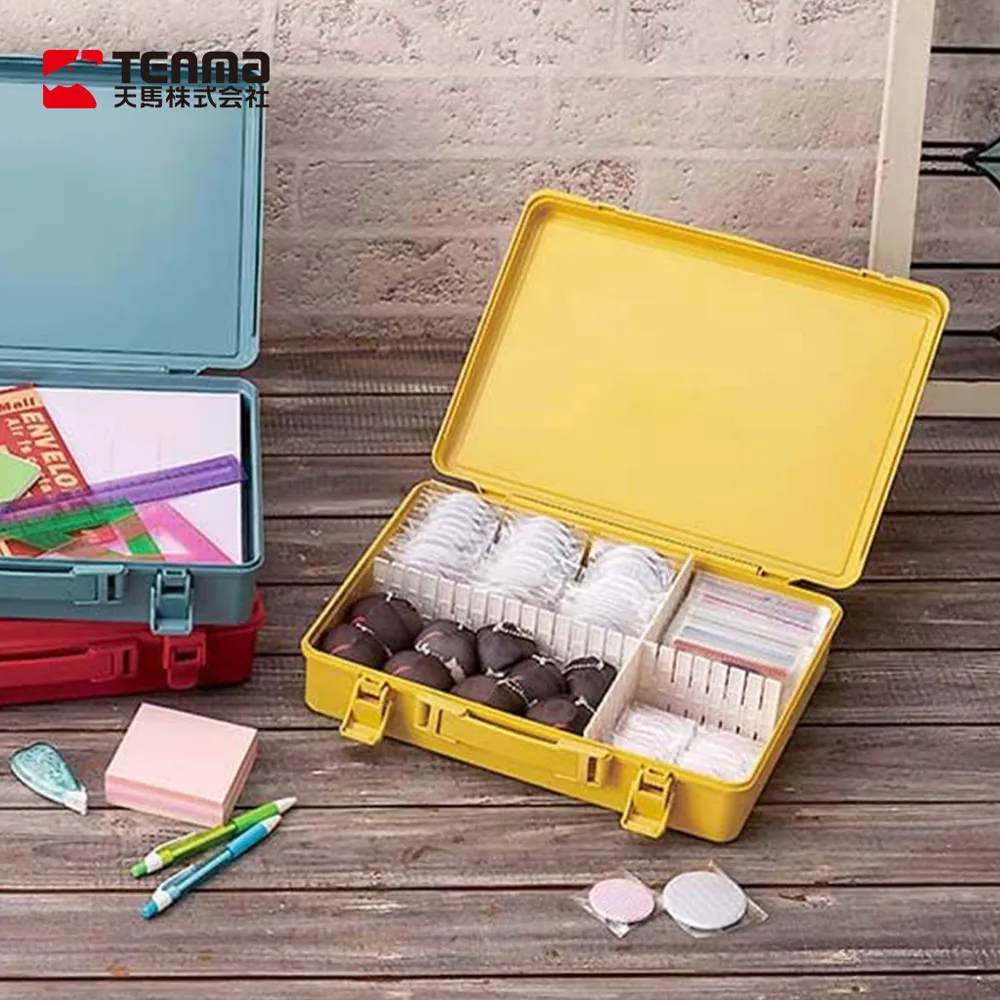 【日本天馬】HACOTTO 長形多功能PP手提式收納工具箱(加大款)-多色可選 歷史價格詳細信息