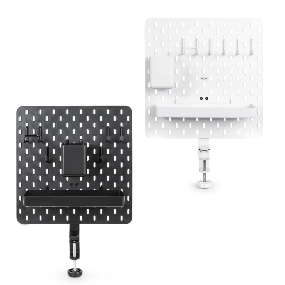 【aidata】桌夾式收納洞洞板/白色 附專用收納配件組(DO-3001-WH-AID) 歷史價格詳細信息