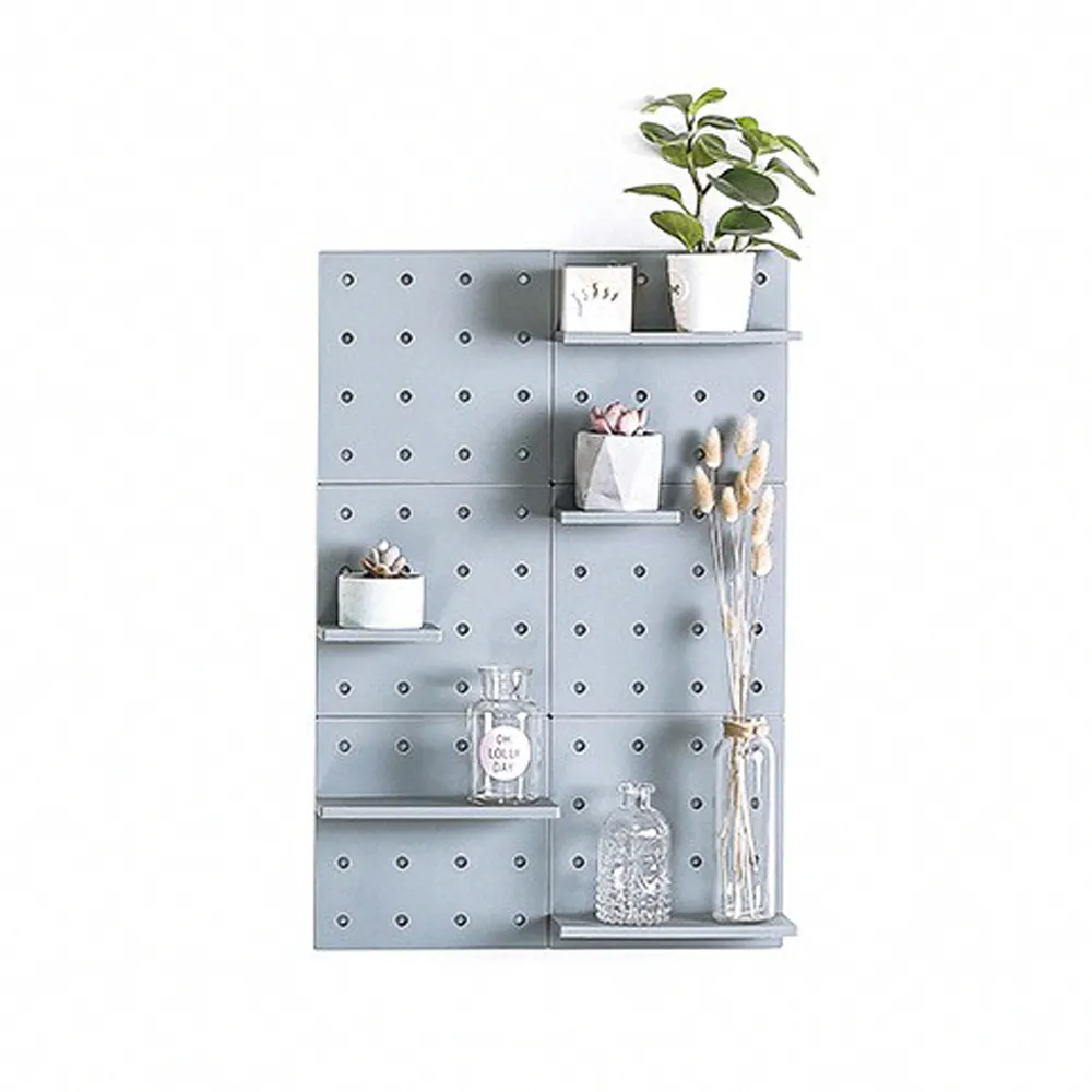 多用途壁飾洞洞板置物收納組-米黃色  【大潤發】 歷史價格詳細信息