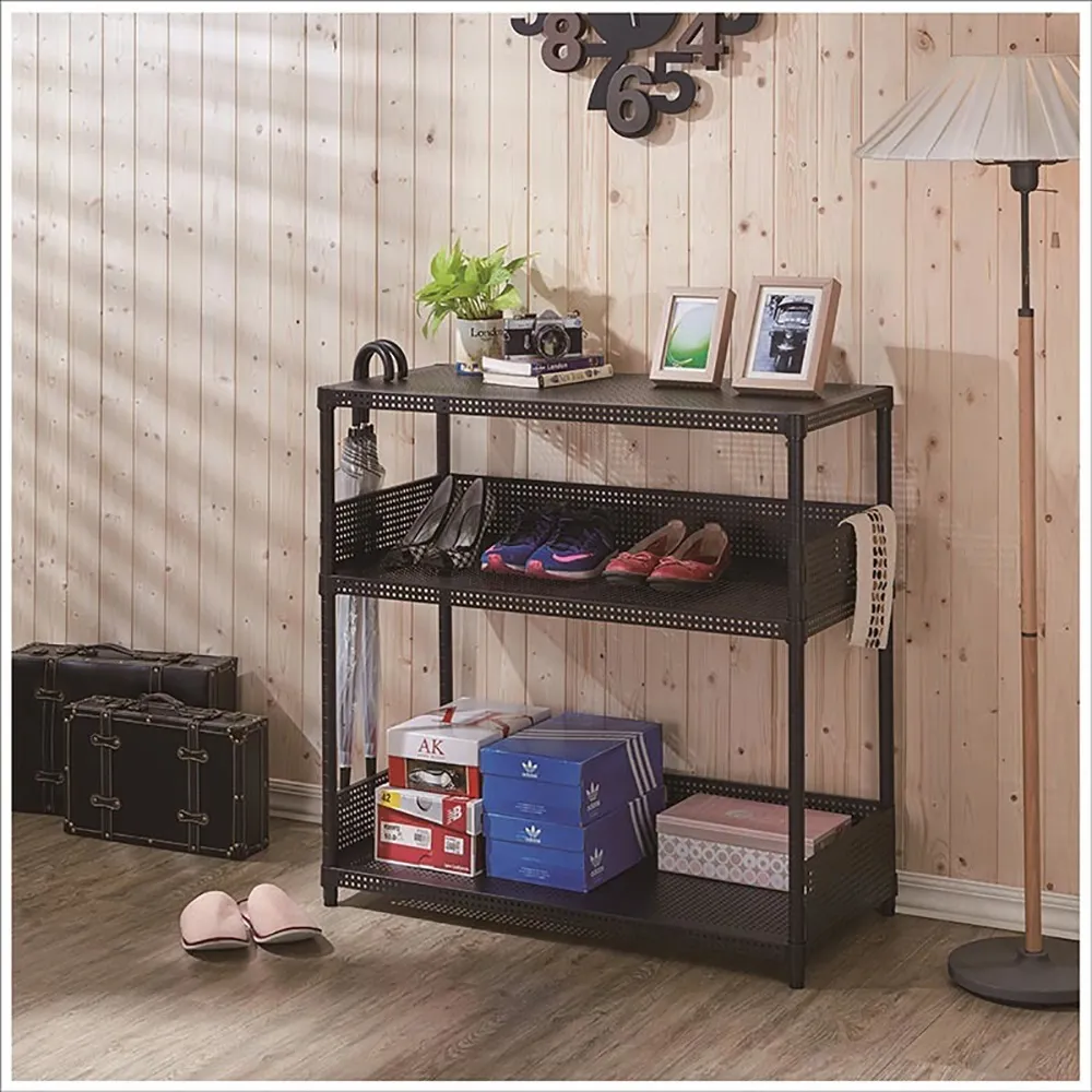 【feistore 鐵坊家具】國際牌烤箱/晶工烤箱/A+烤箱 適用(46深*60寬*80高-三層黑色+兩組ㄇ型邊框) 歷史價格詳細信息