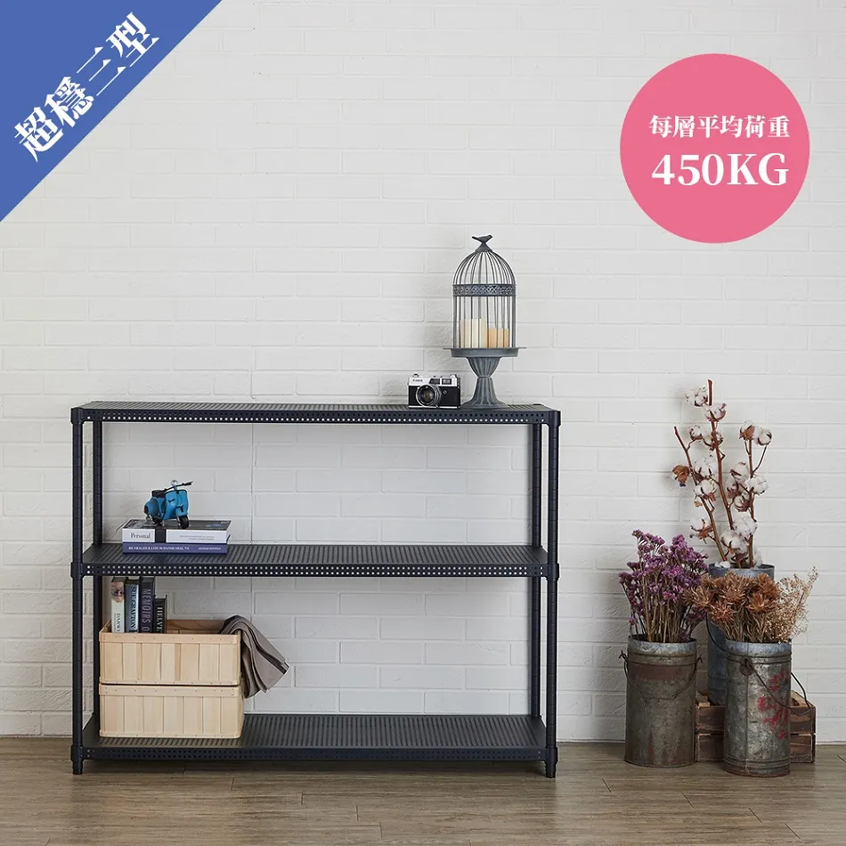 【feistore 鐵坊家具】46深*121寬*90高-三層黑色(耐重鐵架/一型耐重版) 歷史價格詳細信息