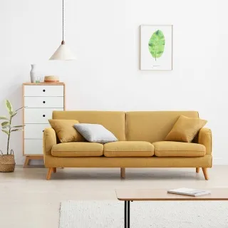 【hoi! 】源氏木語北歐斜背靠墊雙人加大6尺 180x190 實木床架 B3781-米白色/安運費用1300元 歷史價格詳細信息