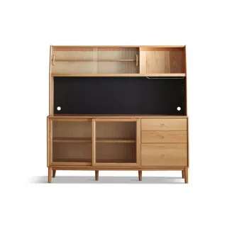 源氏木語布拉格橡木原木色收納餐櫃1.25M(不含上座) Y84Q06 歷史價格詳細信息