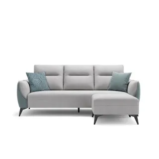 林氏木業簡約時尚科技布雙人布沙發 S098-黛青色 歷史價格詳細信息