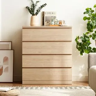 hoi! 林氏木業北歐風百搭單人座凳0.4M隔間櫃 LS187-原木色+白色 歷史價格詳細信息