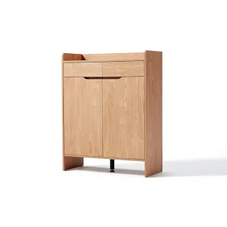 hoi! 林氏木業美式現代小戶型玄關超薄翻板收納鞋櫃 JF1N-A 荷花白 歷史價格詳細信息