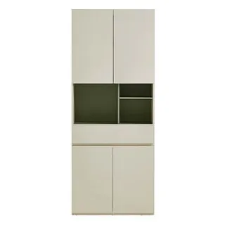 林氏木業魔方系列玄關鞋櫃 OI3N-灰白色 歷史價格詳細信息