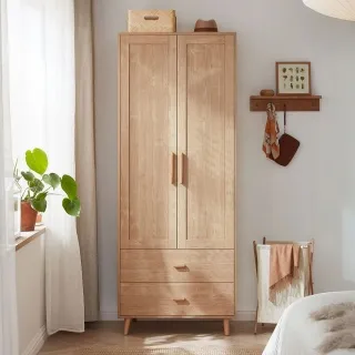 林氏木業北歐原木風抽屜櫃可伸縮化妝桌 UE1C 歷史價格詳細信息