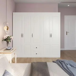 hoi! 林氏木業北歐簡約純白四門衣櫃 JO5D 歷史價格詳細信息