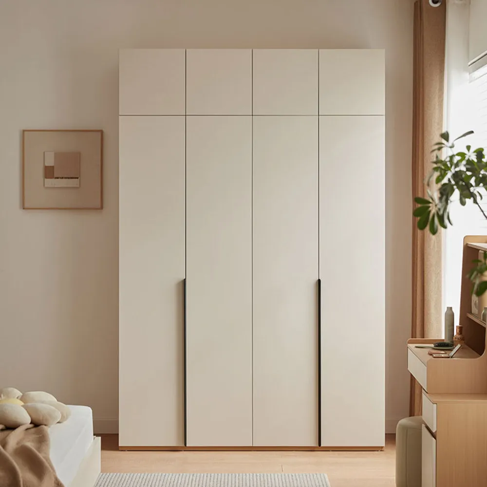 林氏木業簡約雙色四門衣櫃 OV7D-灰色 歷史價格詳細信息