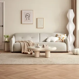 林氏木業奶油侘寂風抽屜櫃附鏡可伸縮化妝桌組 NU1C (附妝凳 JF2H) 歷史價格詳細信息