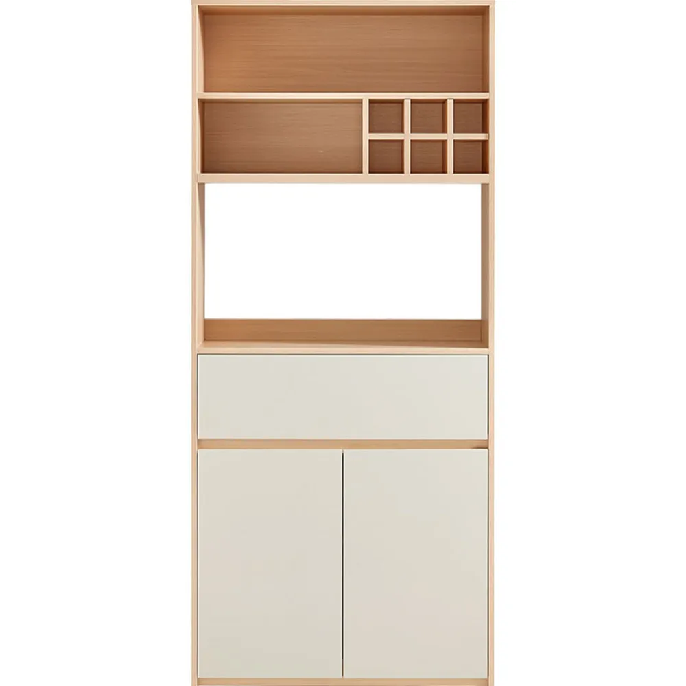 林氏木業簡約雙色0.6M三層抽屜斗櫃 OV1E-原木色 歷史價格詳細信息