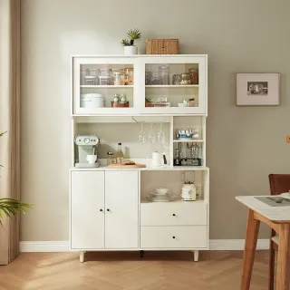 林氏木業現代簡約1.2M原木色三門雙抽衣櫃 JC16D-白色 歷史價格詳細信息