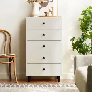 林氏木業北歐風百搭0.6M五斗櫃 LS187-原木色 歷史價格詳細信息