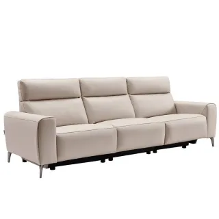 芝華仕頭等艙 科技布 三人加大電動沙發組附USB 30107 海風藍(不含腳凳) 歷史價格詳細信息