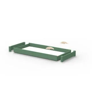 hoi! 比利時 Mathy by Bols 復古經典兒童書桌-原木+叢林綠 歷史價格詳細信息