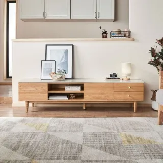 hoi! 林氏木業北歐自然白橡木岩板1.6M餐桌 BH2R 歷史價格詳細信息