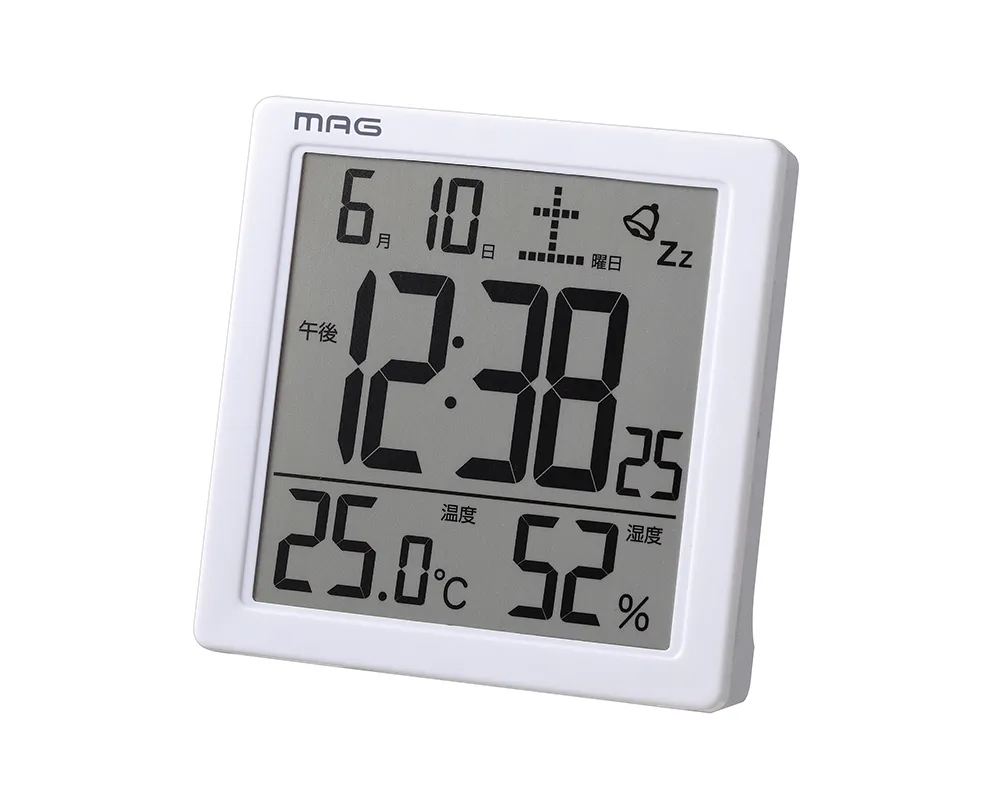 日本MAG多功能電子式時刻溫濕度計 歷史價格詳細信息