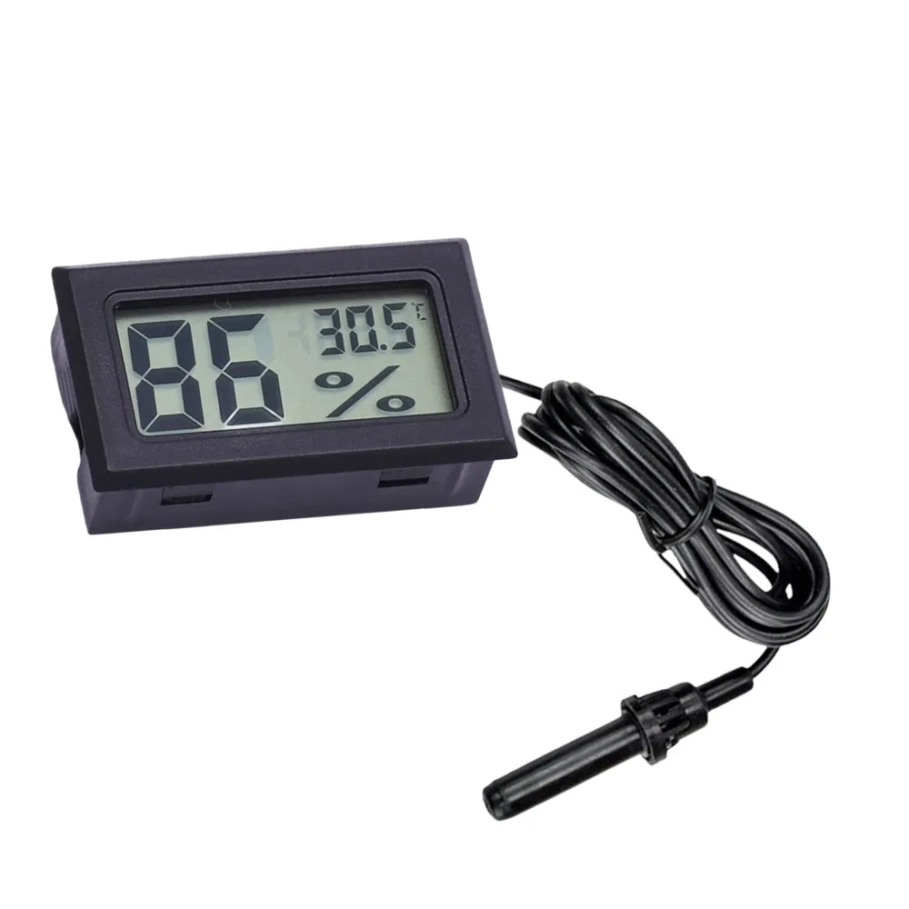 溫度計 1米 LCD顯示 電子溫度器 內室外適用 冰箱溫度計 車用溫度計 電子溫度器 數位溫度計 帶線式溫度測量 嵌入式 歷史價格詳細信息