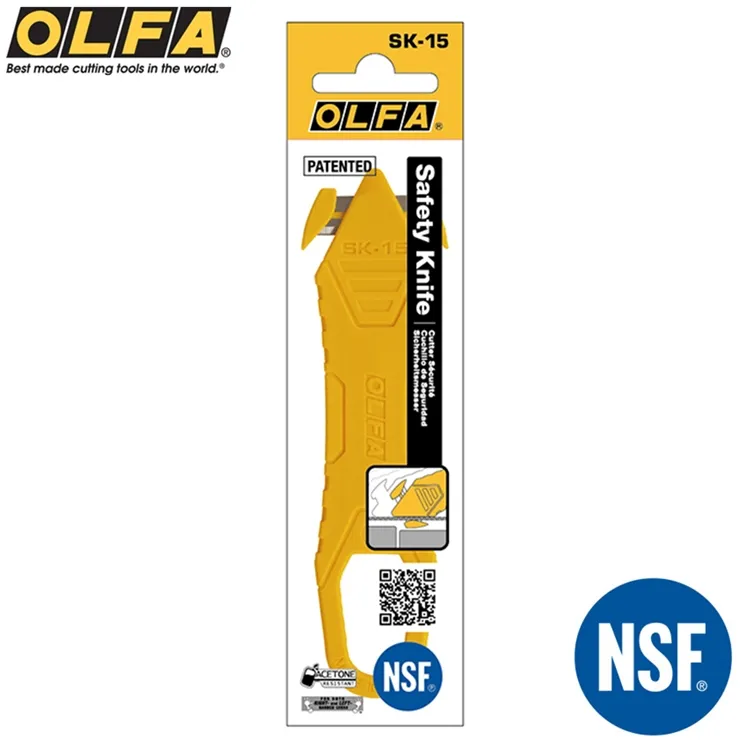 日本OLFA開箱工具刀安全刀SK-15/DSB(附掛洞;可水洗)倉庫拆箱刀 歷史價格詳細信息