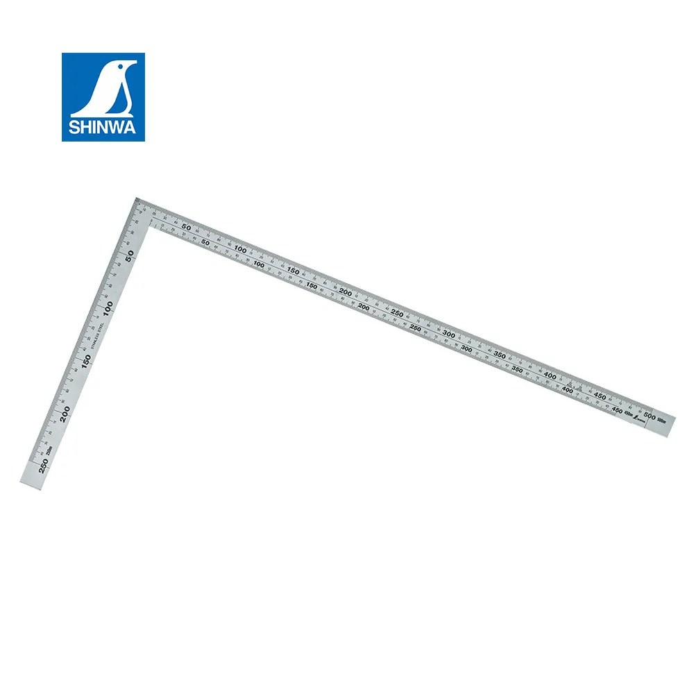 日本 SHINWA 鶴龜 雙面角尺 1尺6寸50公分 寬薄型 曲尺 木工角尺 日本製 34352 歷史價格詳細信息