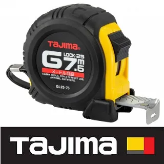 Tajima 田島 包膠捲尺7.5米x25mm/台尺 GL25-75SBL 歷史價格詳細信息