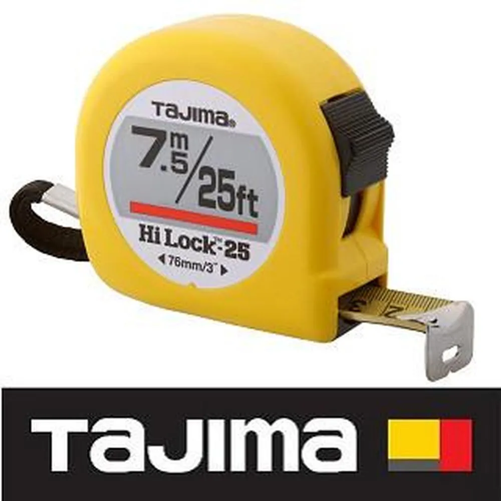 Tajima 田島 7.5米x25mm/公分捲尺 L25-75BL 歷史價格詳細信息