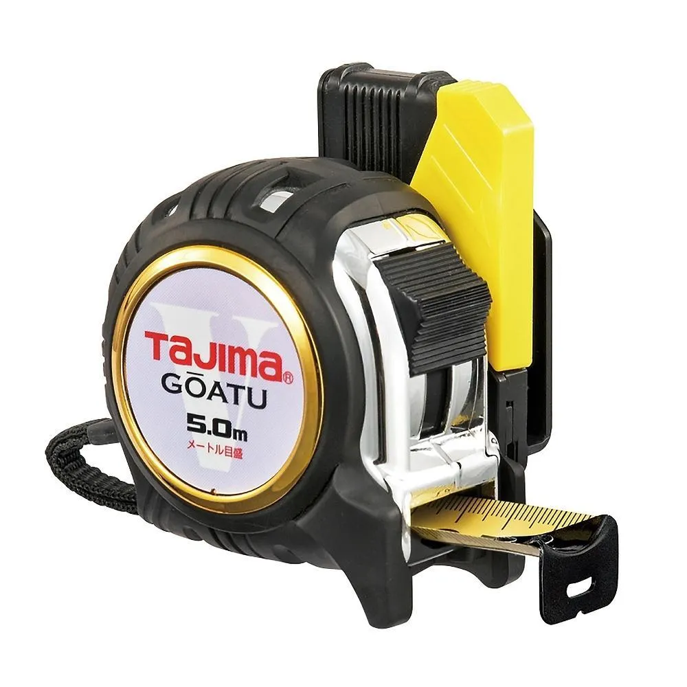 Tajima 田島 剛厚包膠不鏽鋼捲尺5米x25mm/公分(附安全扣/Ｗ磁鐵) GASFGSLWM25-50 歷史價格詳細信息