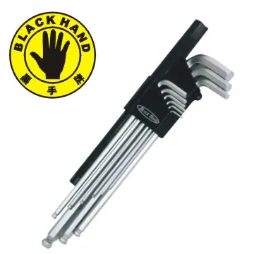 黑手牌 球型六角板手組 三合一握柄 1.5-10 PCS 歷史價格詳細信息