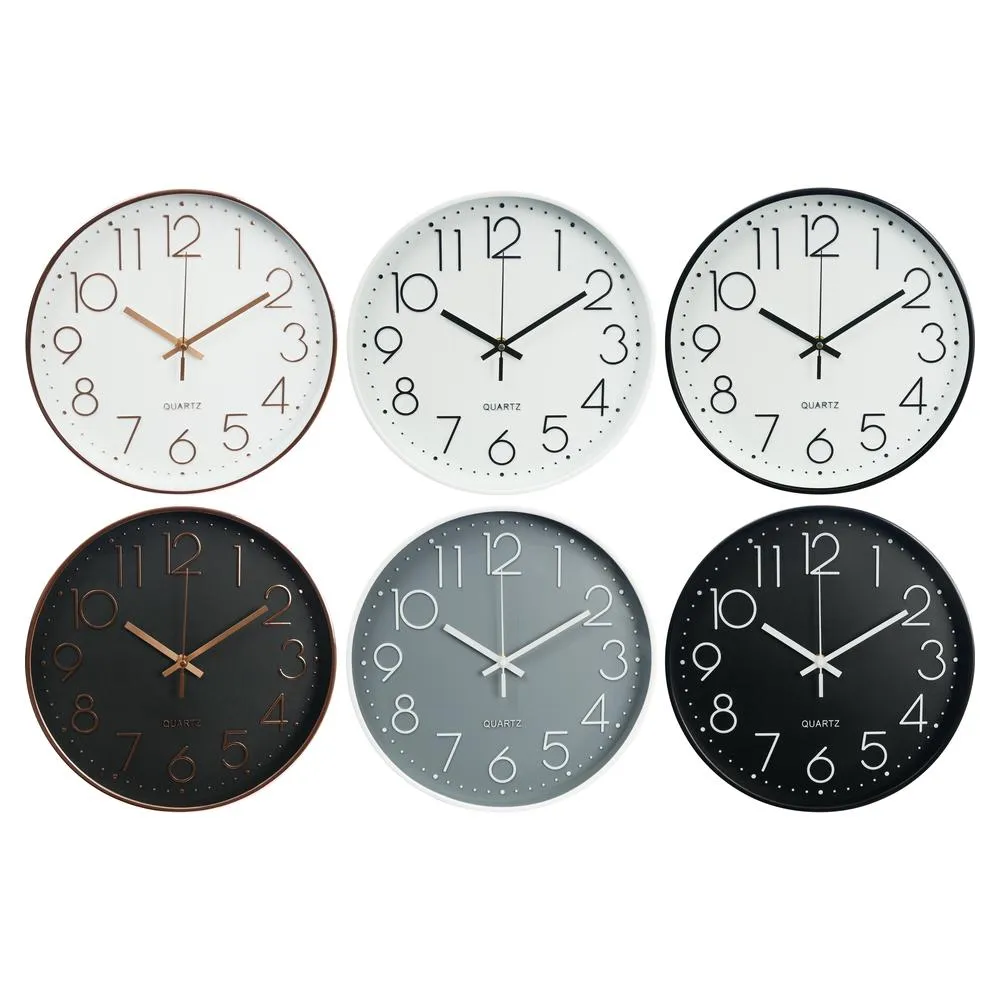 北歐靜音時鐘掛鐘-黑框白底 歷史價格詳細信息