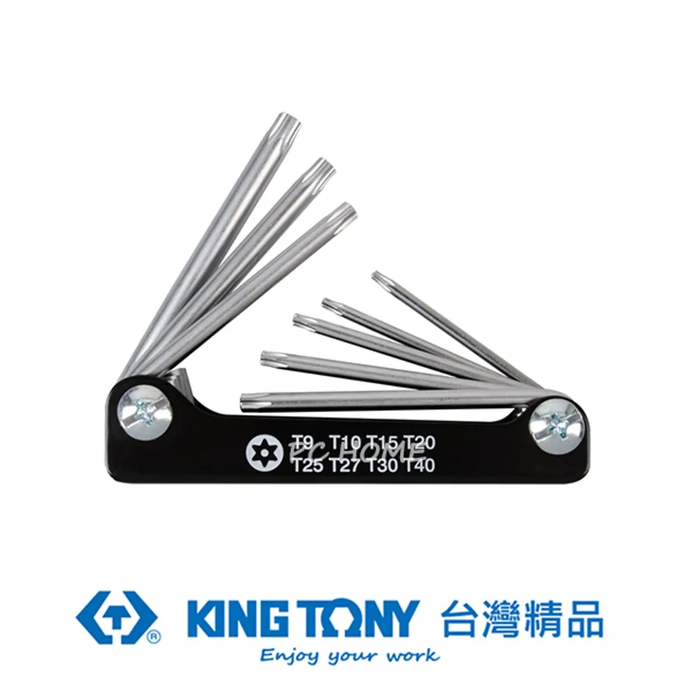 KING TONY 專業級工具 8件式 折疊式短六角星型扳手組 KT20318PR 歷史價格詳細信息