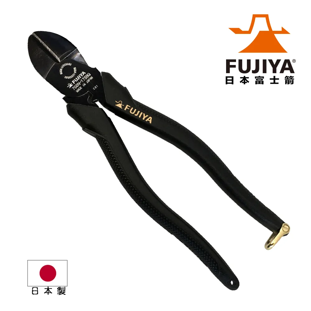 【FUJIYA】歐式強力斜口鉗175mm -黑金｜ASTool 亞仕托 歷史價格詳細信息