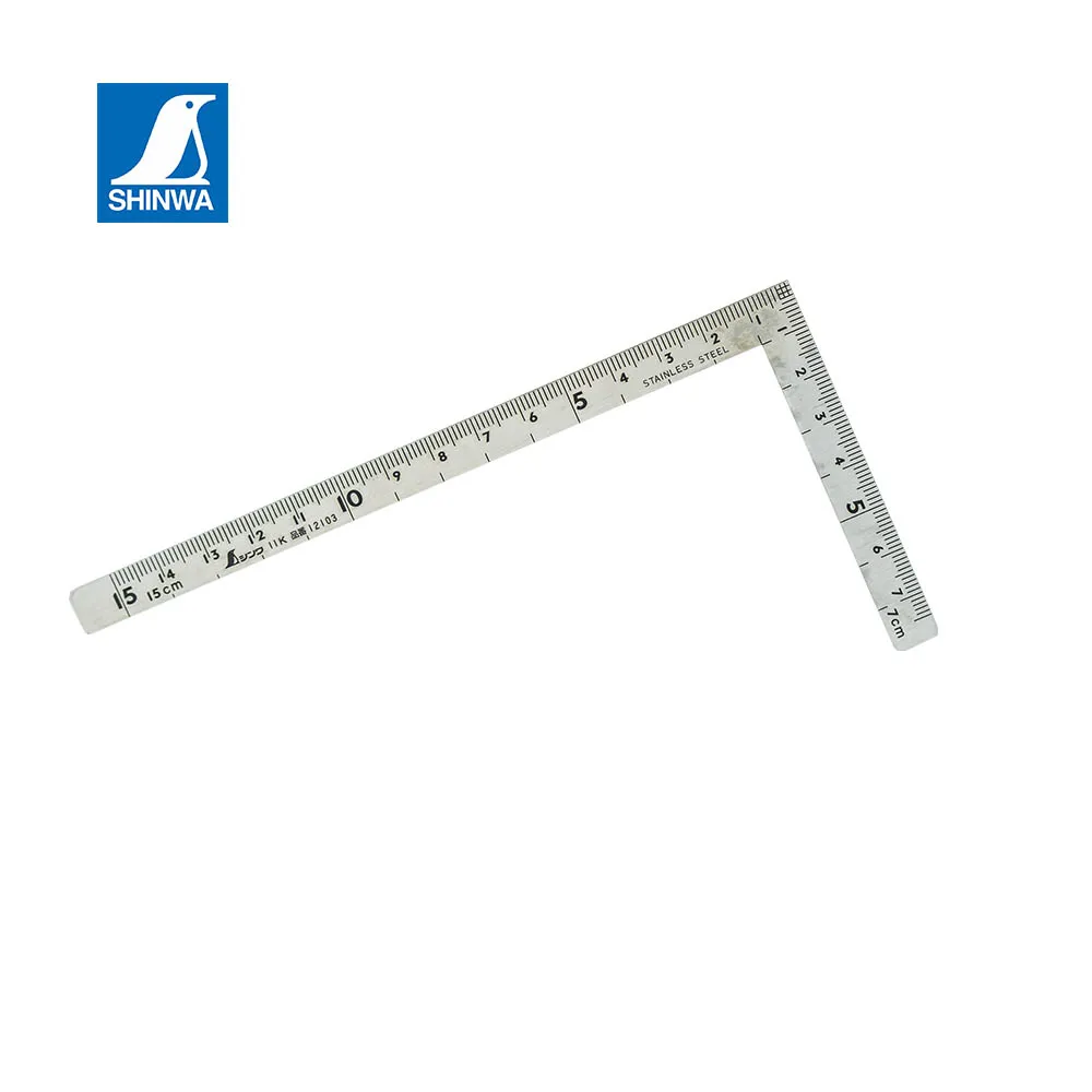 日本 SHINWA 鶴龜 菱形止型定規尺 劃線規 角尺 日本製 62103 歷史價格詳細信息