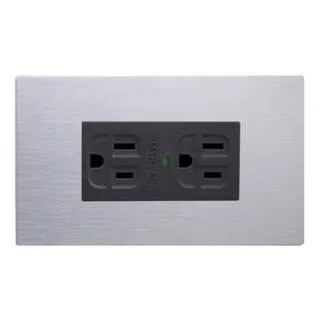 月光系列LED接地雙插蓋版組-摩登銀 歷史價格詳細信息