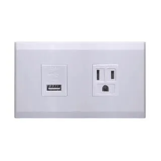 【月光系列基本款】雙USB+1接地插座 2入 歷史價格詳細信息