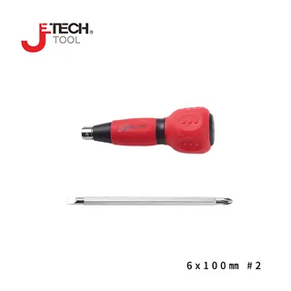 【JETECH】電工十字/一字雙頭兩用起子 6x100㎜ GA-DST-100-940 歷史價格詳細信息