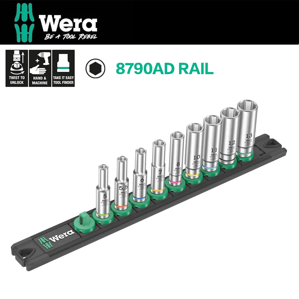 【Wera】二分套筒9件組-附插座收納帶(WERA BELT-A4) 歷史價格詳細信息
