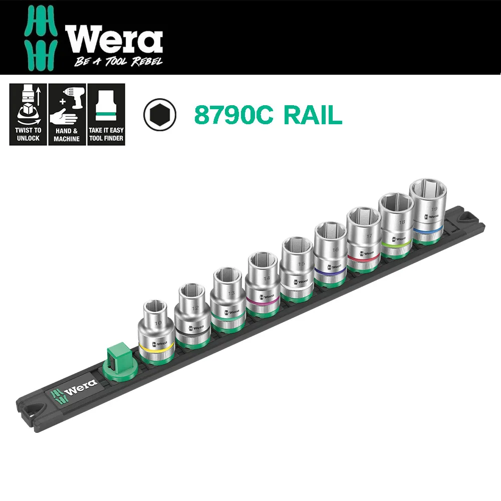【德國Wera】四分1/2長套筒6件組-附磁性收納條 8790CD RAIL 歷史價格詳細信息