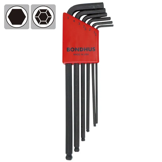 【BONDHUS】9pcs 1.5-10mm球型六角扳手 公制 10999 歷史價格詳細信息