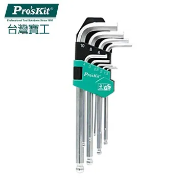 寶工ProsKit長型球頭內六角扳手9支組HW-229B 歷史價格詳細信息