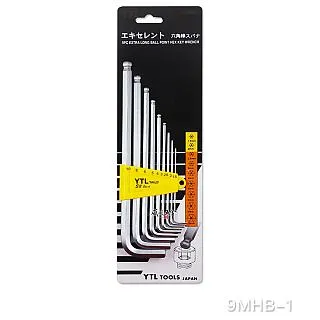 YTL 1.5-6mm 短版球型六角板手 球頭六角棒起子 L型內六角扳手 7支組 7LTBM-6 歷史價格詳細信息