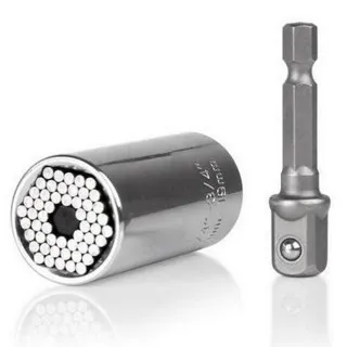 魔術萬用套筒 7-19 附贈接桿 螺絲套筒 棘輪套筒 拆卸套筒 扳手 歷史價格詳細信息