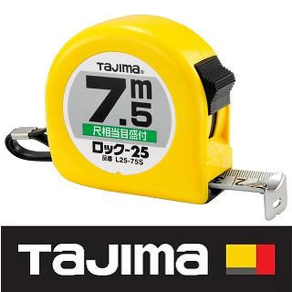 Tajima 田島 7.5米x25mm/公分捲尺 L25-75BL 歷史價格詳細信息