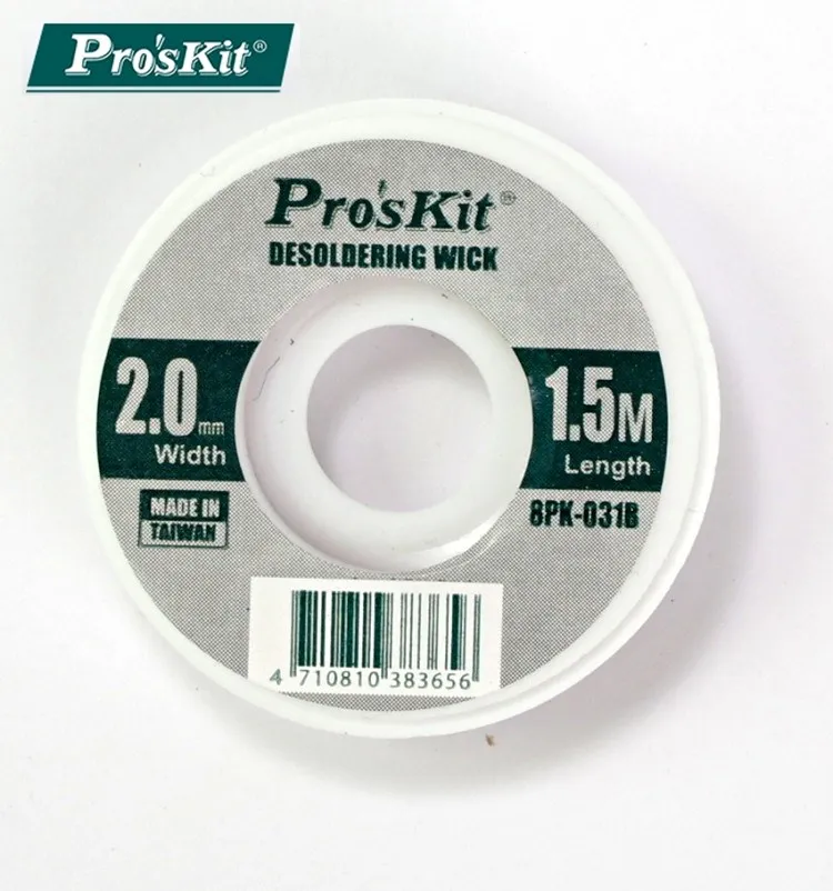 ProsKit寶工 吸錫網線(2.0mm*1.5米) 8PK-031B 歷史價格詳細信息