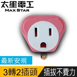 【太星電工】3P轉2P變換插頭(2入) 歷史價格詳細信息