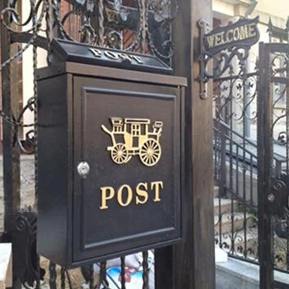 【PUSH!】居家生活用品 英倫風金貓咪信箱 個性化信箱郵箱郵筒報紙箱(信箱 I51-1) 歷史價格詳細信息