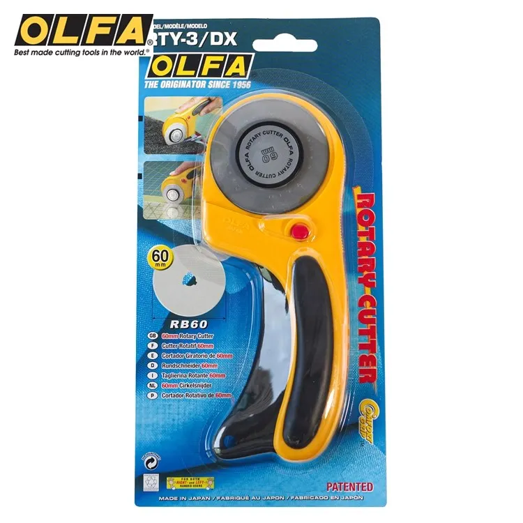 OLFA 60m/m 割布(拼布) 刀 / 支 RTY-3/G 歷史價格詳細信息