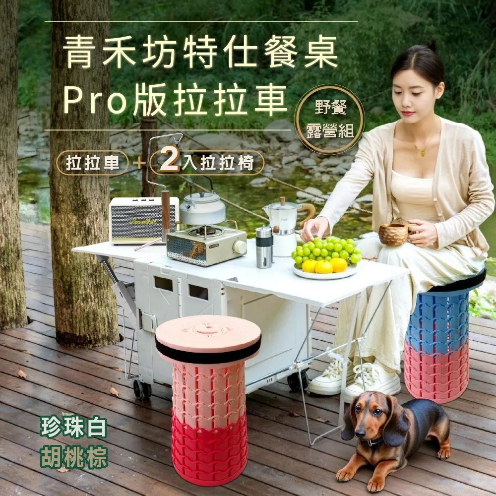 【青禾坊】爬梯特仕版野餐露營推車-1入 歷史價格詳細信息