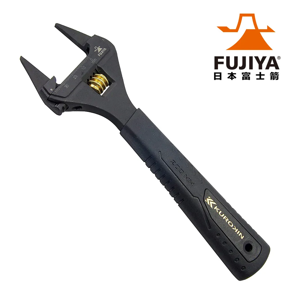 【FUJIYA】先端薄型活動板手-大開口38mm(黑金)｜ASTool 亞仕托 歷史價格詳細信息