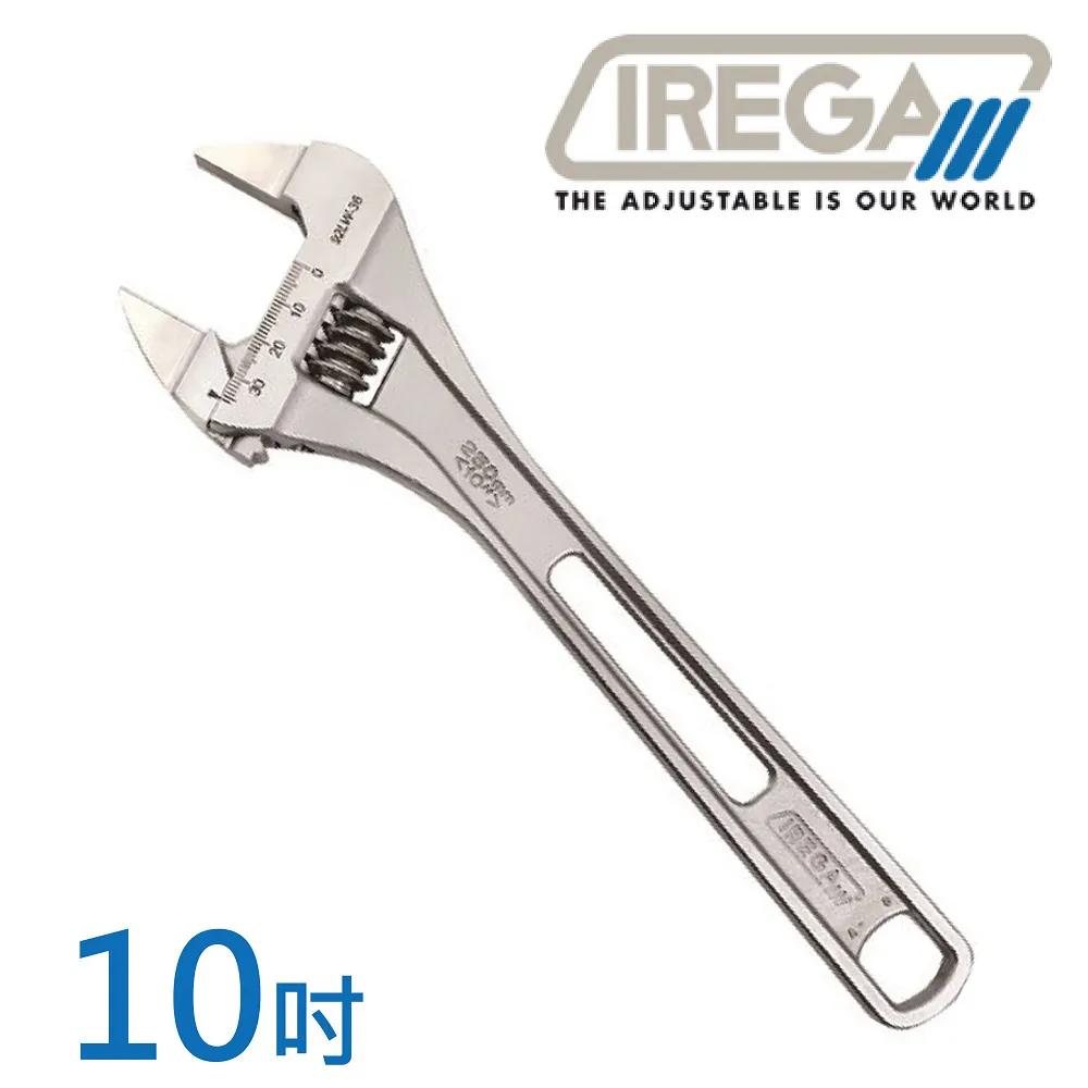 【IREGA】輕量型超薄大開口活動板手-防滑柄-10吋 歷史價格詳細信息